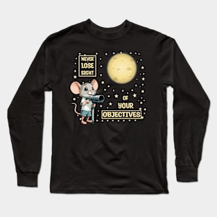 Mouse and the Cheese Moon Long Sleeve T-Shirt